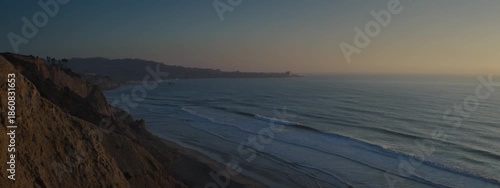 Anamorphic Sunset Over Black’s Beach, San Diego