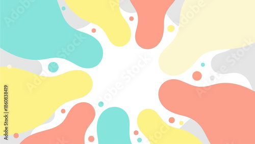 Abstract Whisk Pattern with Vibrant Colors and Dynamic Shapes