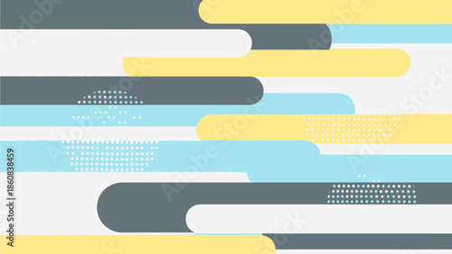 Abstract geometric shapes in a modern minimalist composition