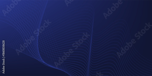 Top background design with diagonal dark blue lines pattern. Modern