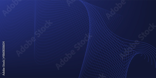 Top background design with diagonal dark blue lines pattern. Modern
