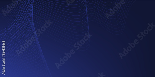 Top background design with diagonal dark blue lines pattern. Modern