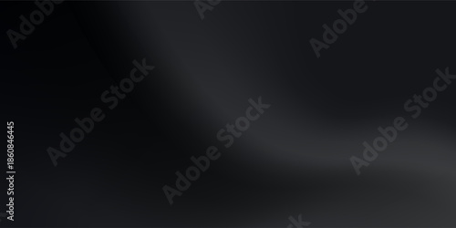 Top elegant black vector. Limbo dark grey spotlight background. Abstract 3d backdrop for product presentation. Modern