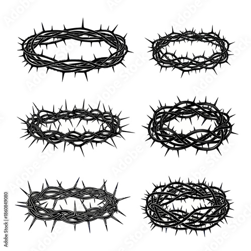 Crown of Thorns Symbolic Representation of Suffering and Sacrifice.