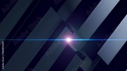 Wallpaper Mural A series of vertical lines with a bright light shining on them Torontodigital.ca