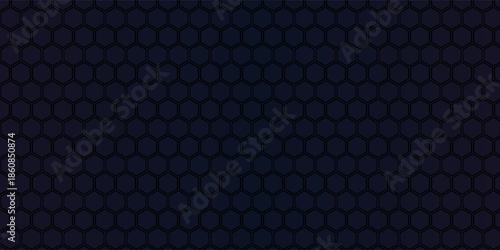 Dark abstract hexagonal background with geometric patterns, modern technology and futuristic design concepts.