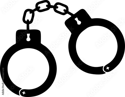 handcuffs vector illustration