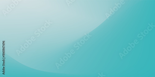 background Aquamarine abstract background with a soft, blurred mesh gradient in cool shades of teal, blue, and white modern