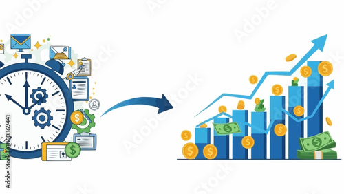 Time Management Leads to Financial Growth and Success.