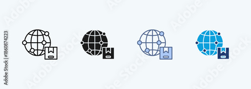 shipping Multiple Style Icon Collection