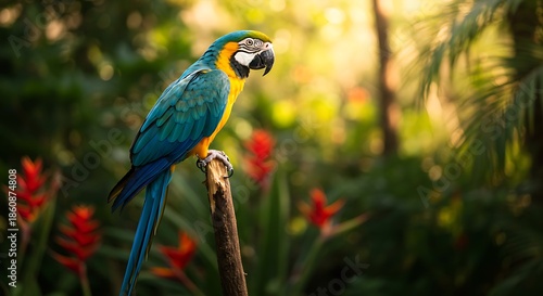 Jungle Jewel: Glimmering Feathers