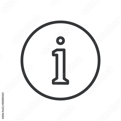Basic interface line editable stroke icon. Vector illustration