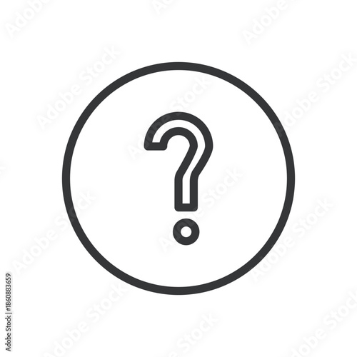 Basic interface line editable stroke icon. Vector illustration