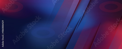 Elegant red gradient. Light and shadow blurred, flowing effect. For Christmas, Valentine Day cards and modern branding and packaging. Vector illustration, EPS 10.