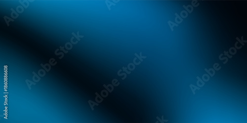 A smooth and blending gradation of teal to dark blue, suitable for use as a digital background, wallpaper, banner volume 2