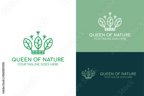queen of nature crown beauty romantic  for salon spa and fashion