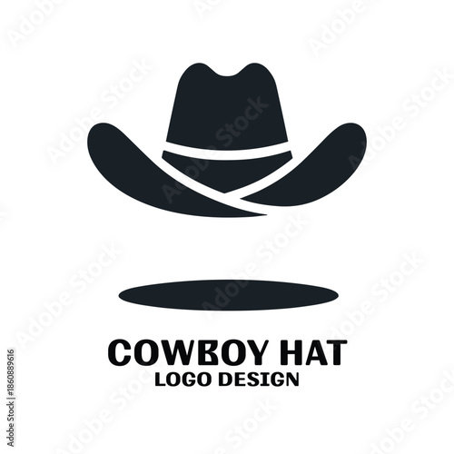 Cowboy Hat Vector Logo Design