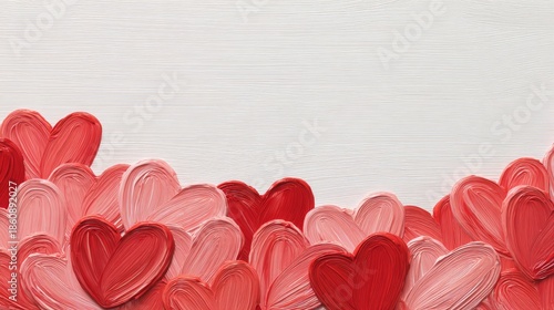 Romantic valentine art design sale in a creative space with heart motifs for love enthusiasts