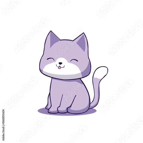 vector illustration of a cat