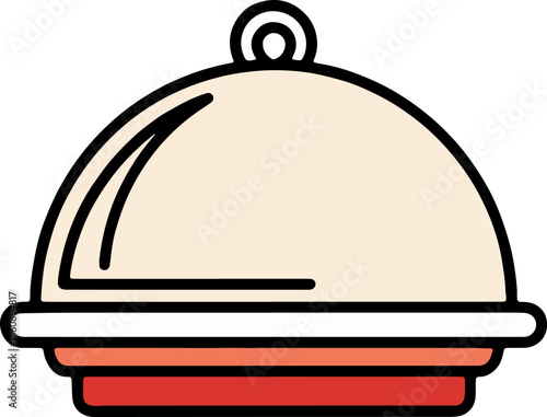 Catering Food Cloche and Serving Dish Icon