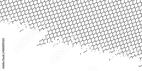 Mesh texture for fishing nets. Seamless pattern for sportswear or soccer goal, volleyball net, vector illustration.