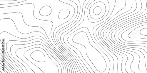 Seamless black and white abstract vector background featuring a stylish pattern of curved lines and wave textures for a modern 3d wallpaper design