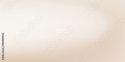 Smooth beige gradient background. Soft neutral liquid wallpaper. Universal nude color texture for banner, flyer, presentation. Abstract blurred backdrop cover. Vector illustration.eps10