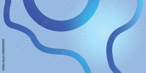 Abstract background with flowing blue wavy lines on a light gradient blue backdrop, creating a modern and dynamic visual.