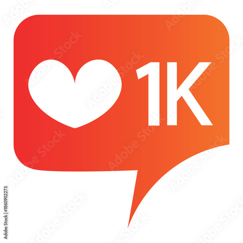 Etiqueta red social mil likes