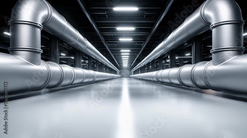 Industrial Pipelines Extend Deeply in Modern Buildings