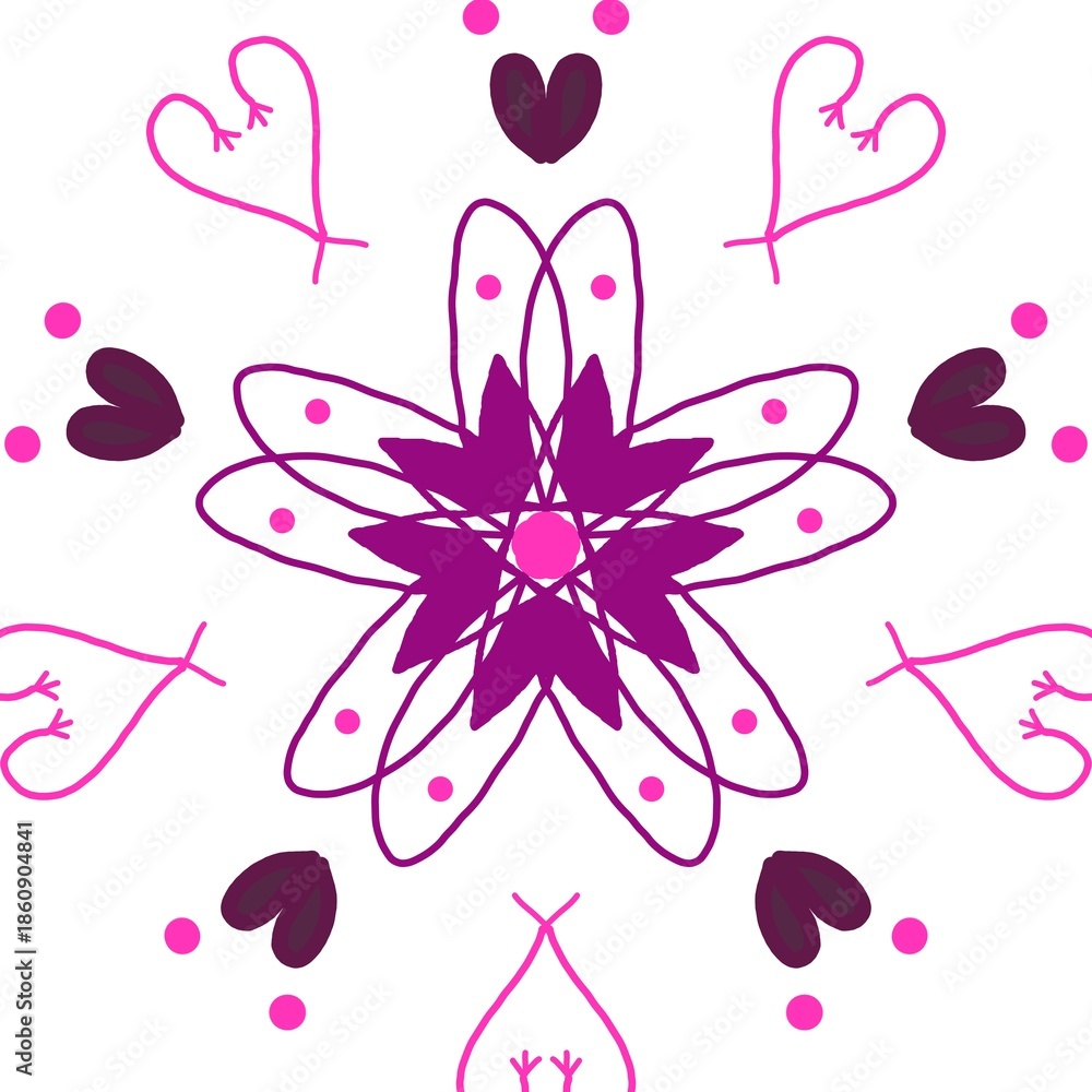 Fototapeta premium abstract floral background