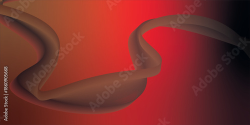 Modern futuristic background. Light brown gradient stripes combined with red and black. Suitable for banners, posters, brochures, pamphlets, or presentation backgrounds. Vector and texture.