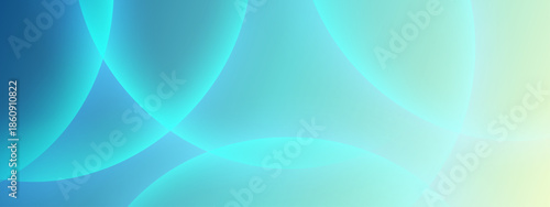 Abstract background with translucent overlapping light blue circles
