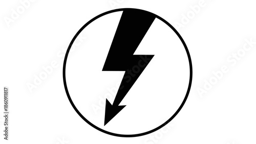 Danger High Voltage Symbol Warning Icon Electric Shock Alert Graphic