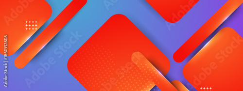 Abstract background with orange shapes and gradients