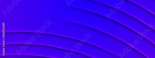 Curving layers in shades of vivid blue and purple