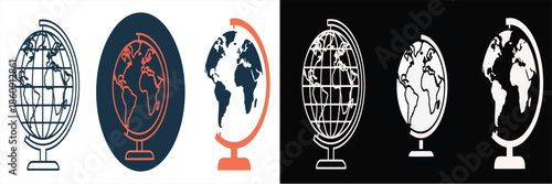 World map vector set.