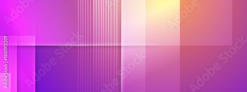 Gradient geometric abstract background with purple pink shades