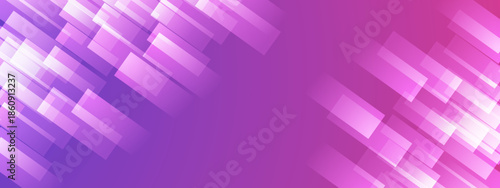 Purple abstract background with light colored rectangles scattered around