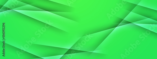 Abstract background geometric shapes and lines against a green background