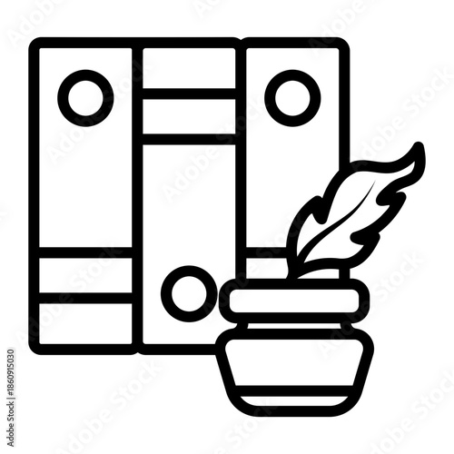 quill Line Icon