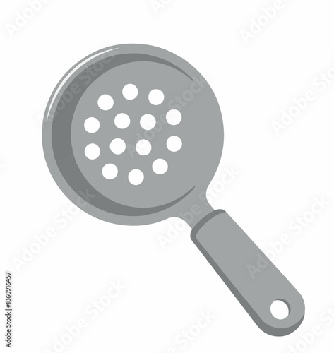A kitchen utensil is depicted in a simple graphic illustration on a white background.