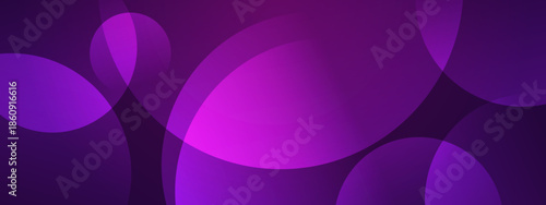 Abstract design with transparent purple and pink circle overlays versatile for backgrounds in web design, social media, or branding projects