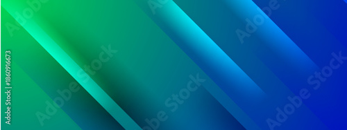 Abstract background with diagonal lines in green and blue, perfect for modern designs, website backgrounds, and digital presentations. Suitable for corporate and technology projects