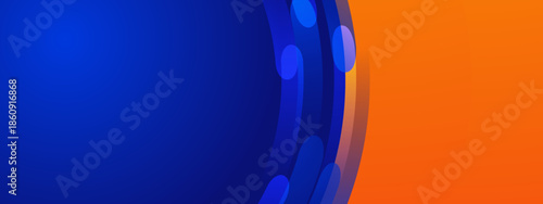Blue and orange abstract background ideal for presentations, websites, social media, prints, posters, and graphic design projects. Suitable for versatile purposes