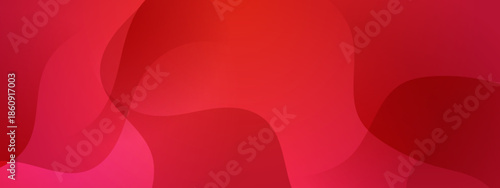 Abstract red curved shapes overlap beautifully, perfect for backgrounds, wallpapers, and modern designs demanding a vibrant touch of color