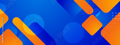 Blue and orange abstract background suitable for digital projects, presentations, infographics, websites, and advertising materials. Versatile and modern design