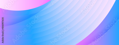 Displays curving layered stripes in pink purple and blue shades. Great for background designs, posters, and digital artwork projects