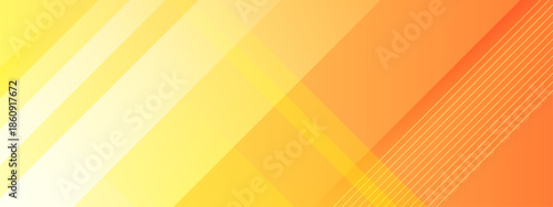 Orange and yellow geometric shapes create an abstract background full of energy and movement. Perfect for modern design projects