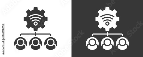 Connectivity Icon Set Multiple Style Collection